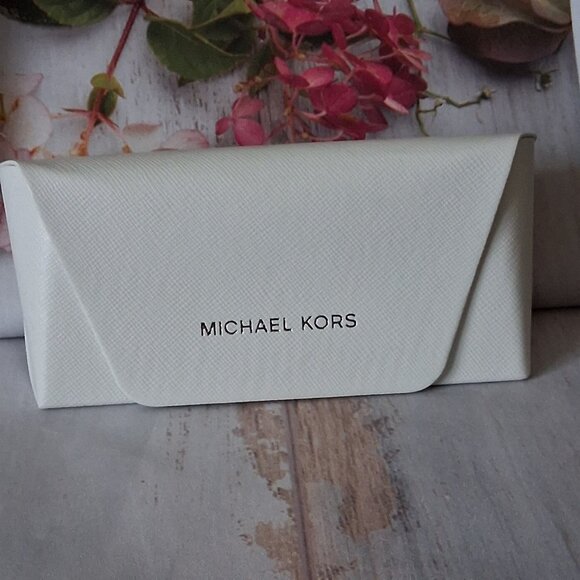 Michael Kors Aviator Rose Gold & partial Pink frame Sunglasses NWT & CASE - Picture 10 of 10